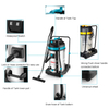 WL70 80L 3 Motors Heavy Duty Aspiradora Out Door Industrial Wet Dry Vaccum Cleaners